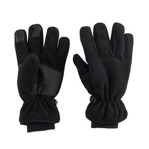 Men's Tek Gear Black Warm Tek Touchscreen Micro Fleece Gloves L/XL